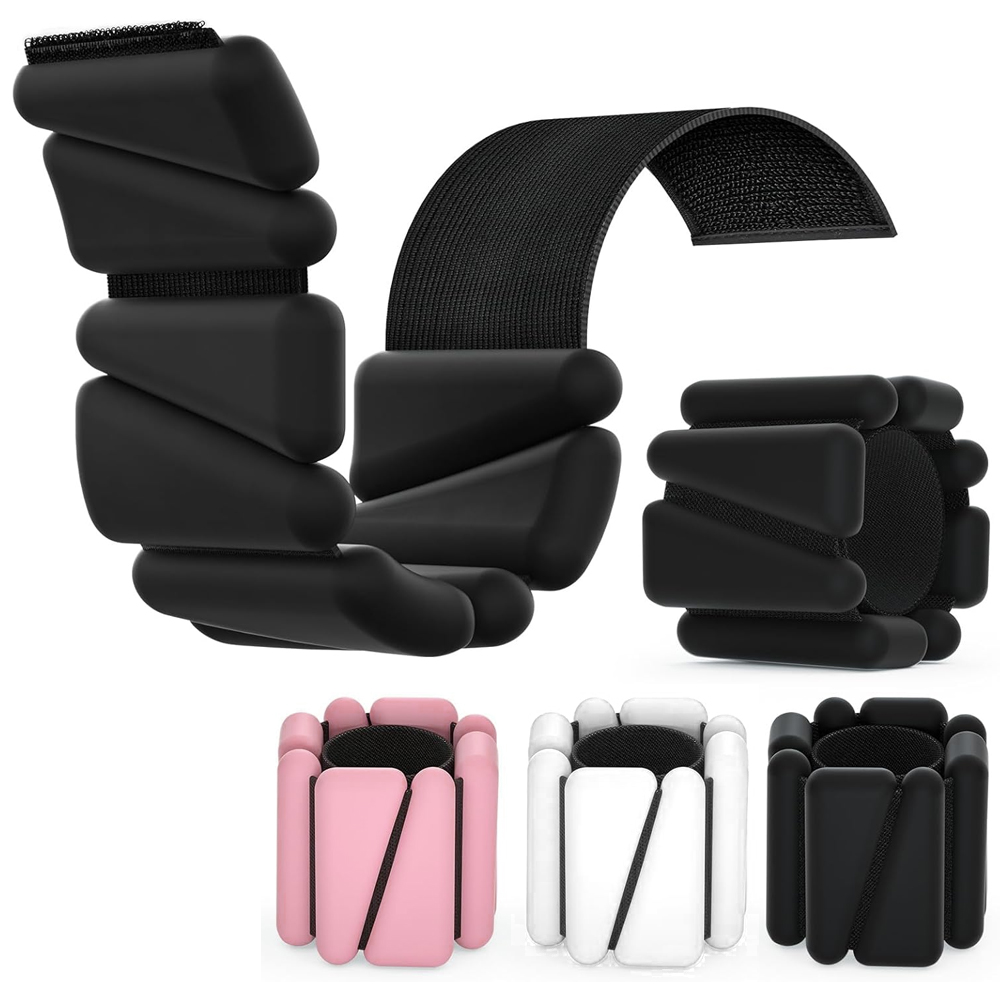 Pilates Yoga Combo - 2LBS/4LBS Adjustable Silicone Ankle & Wrist