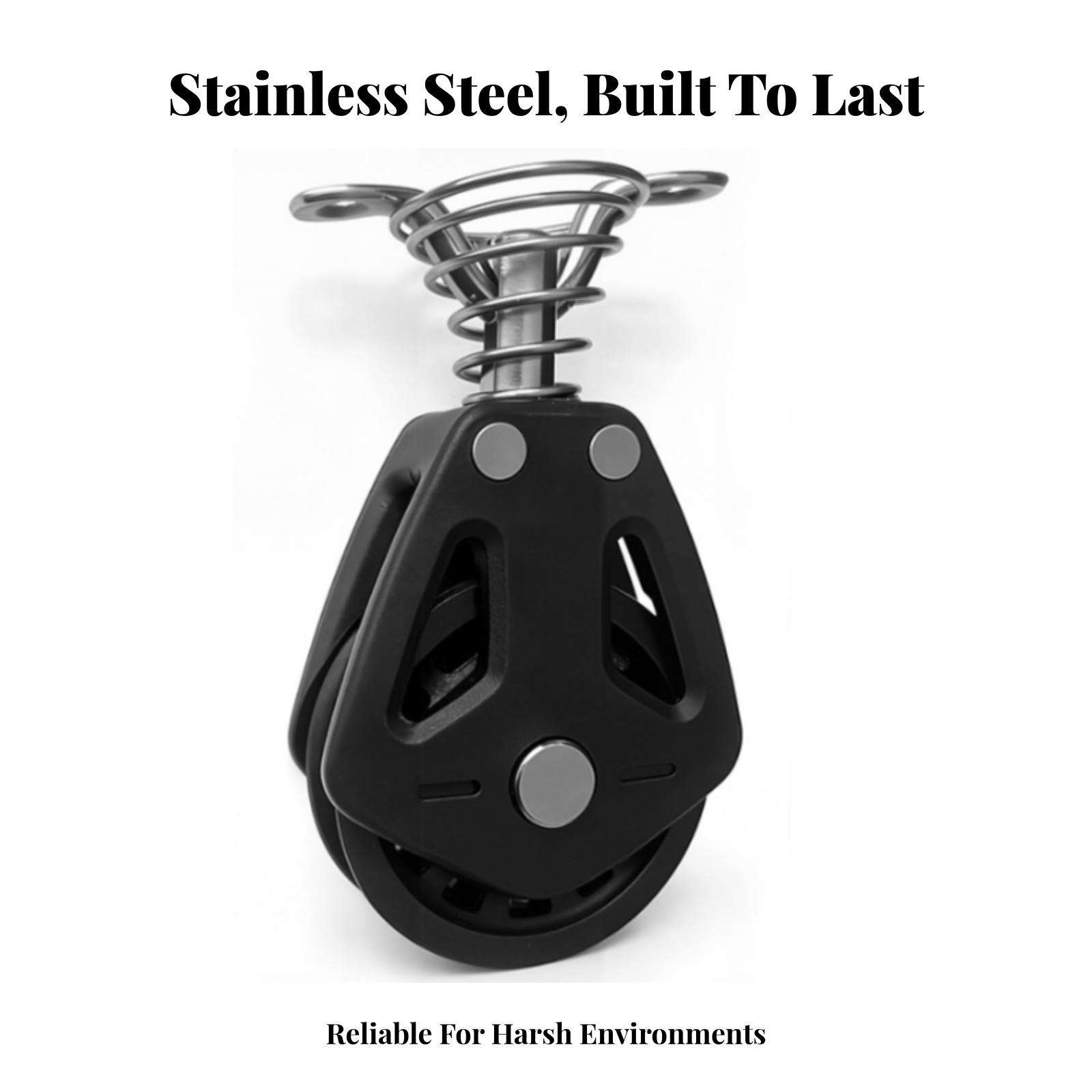 Pilates & Yoga Vertebrasana - Compact Stainless Steel Pilates Pulley Part