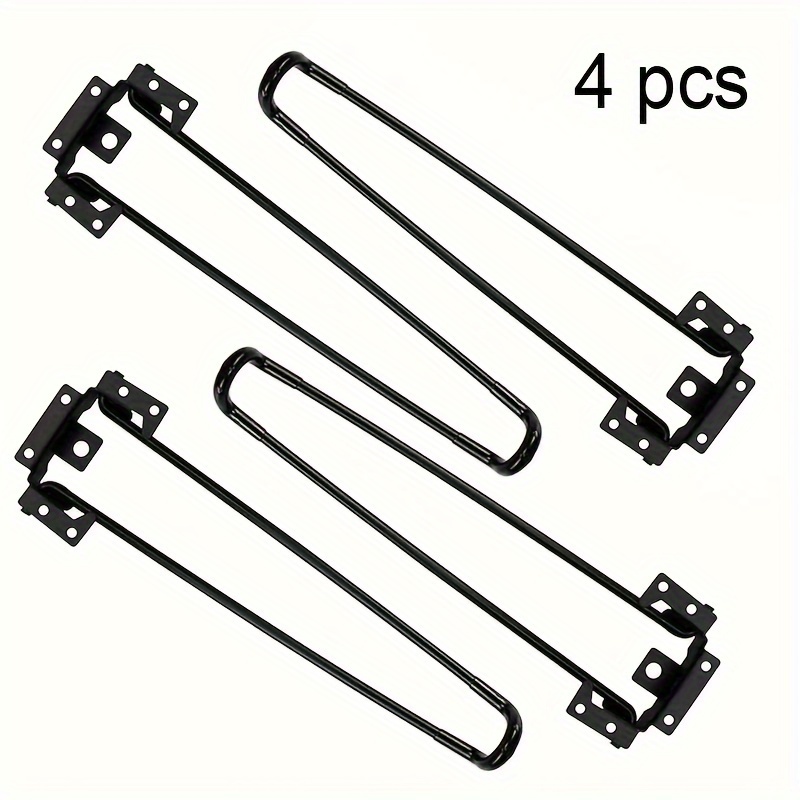 Inversion Table Fold - 4pcs Foldable Hairpin Legs Metal Folding