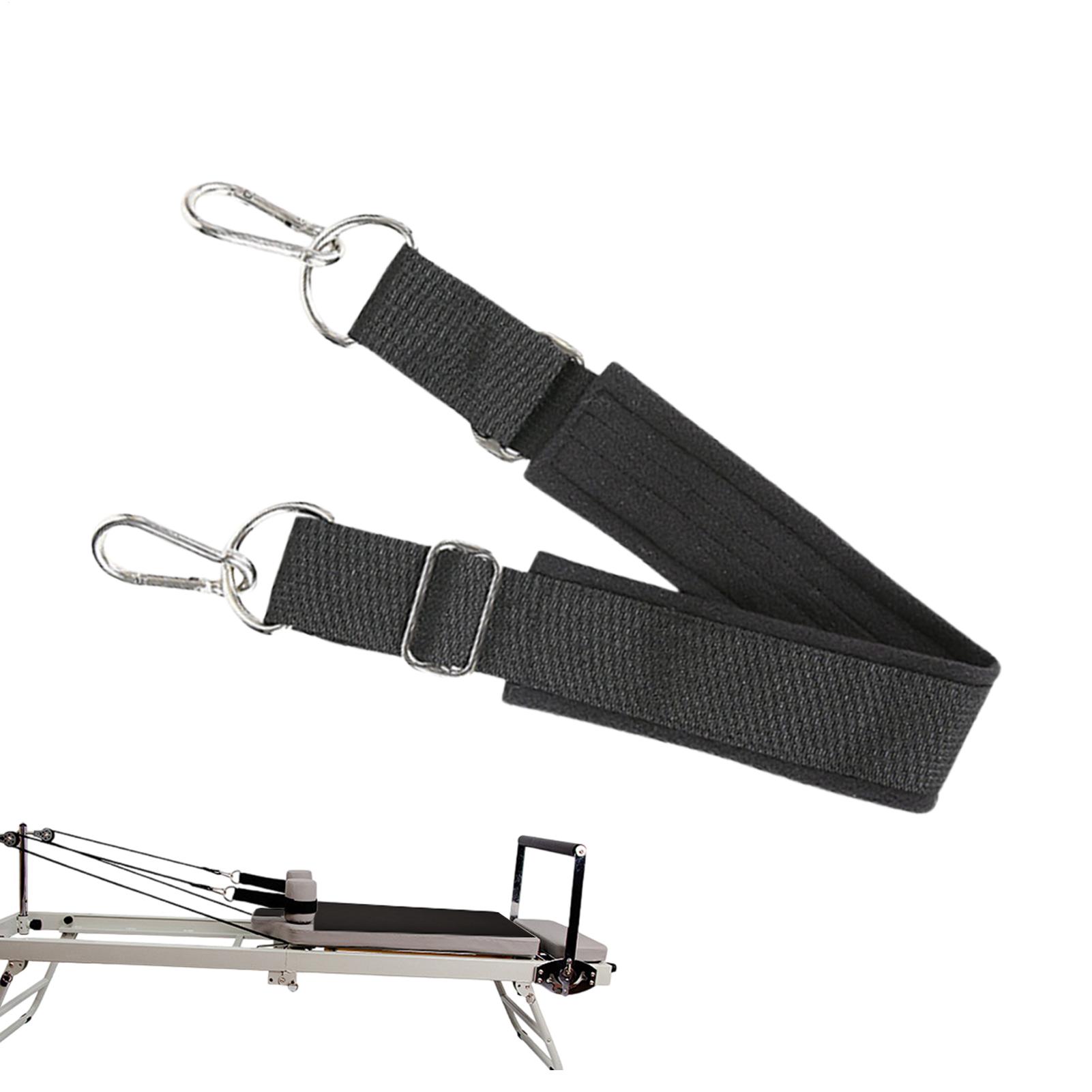 Pilates & Yoga Vertebrasana - Reformer Footstrap Double-Loop Thickened Non-Slip Adjustable