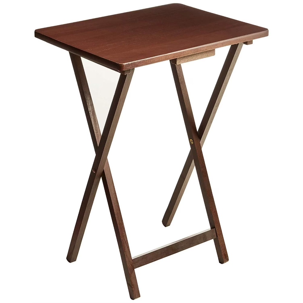 Rubberwood Folding TV Tray Tab - đánh giá và giá Inversion Table Fold