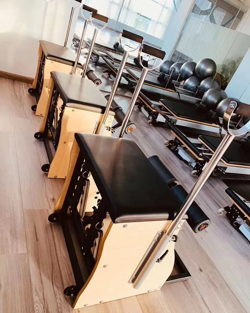 Queenlife Eco Wooden Handles 4 - đánh giá và giá Pilates Yoga Combo