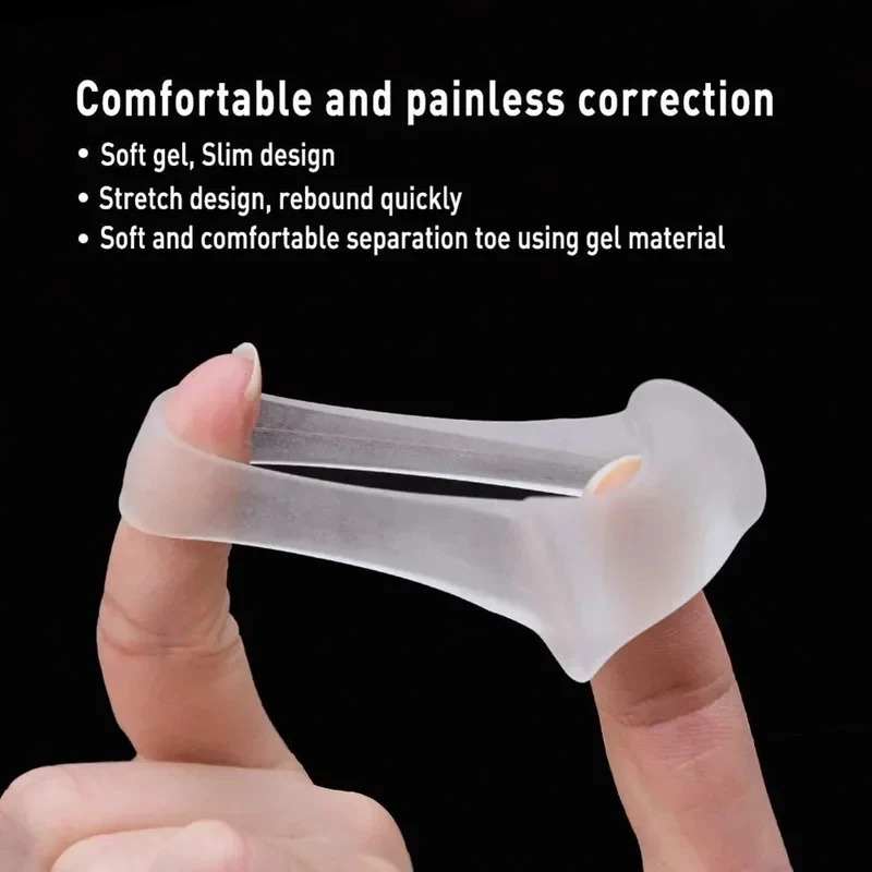 1-6pcs Toe Separator Correctio - đánh giá và giá Toe Separator Silicon