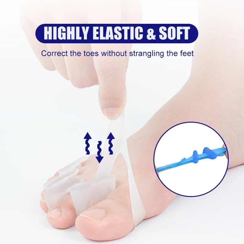 1 Pair Silicone Toe Separator  - đánh giá và giá Toe Separator Silicon