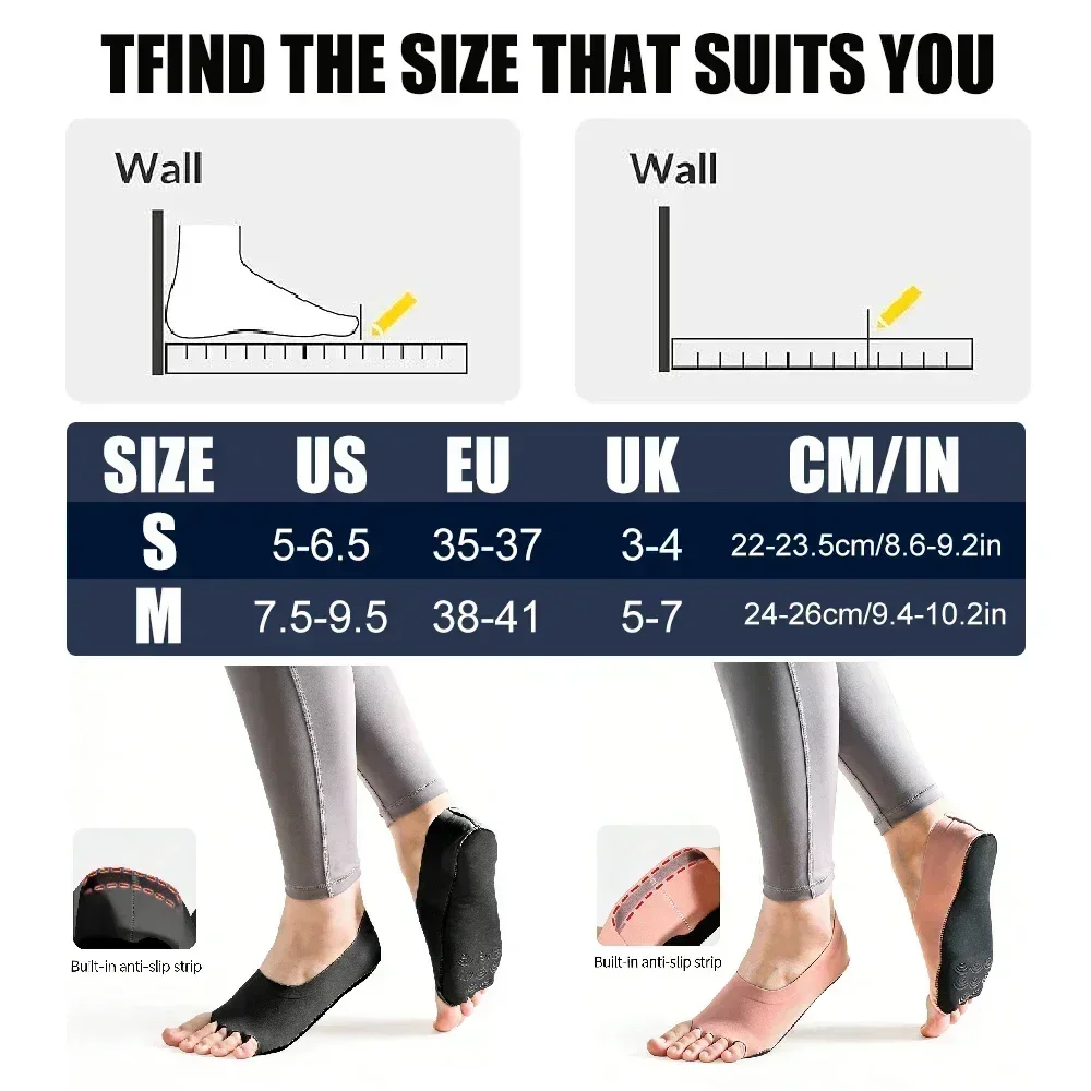 1Pair Toeless Yoga Pilates Soc - đánh giá và giá Pilates Yoga Wear