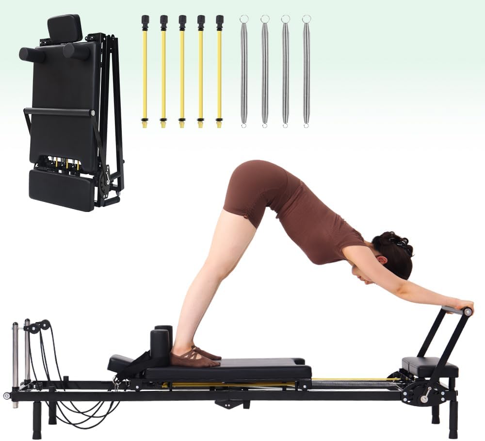 Foldable Pilates Reformer Mach - đánh giá và giá Pilates Reformer Spring