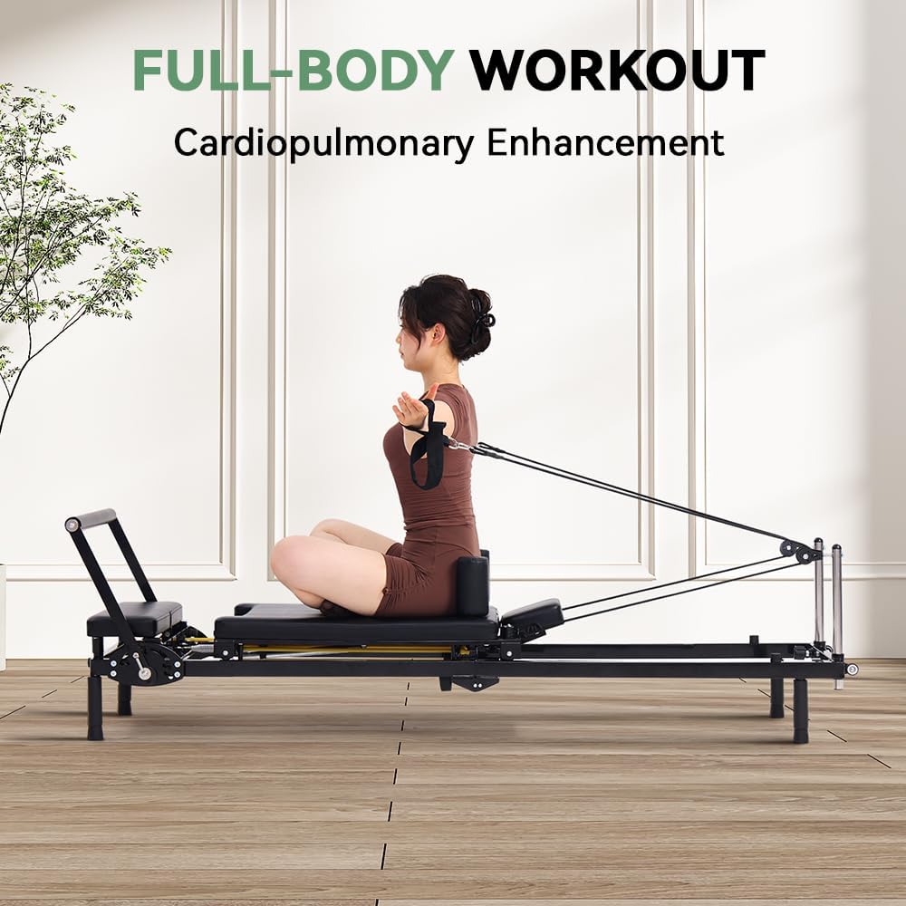 Foldable Pilates Reformer Mach - đánh giá và giá Pilates Reformer Spring
