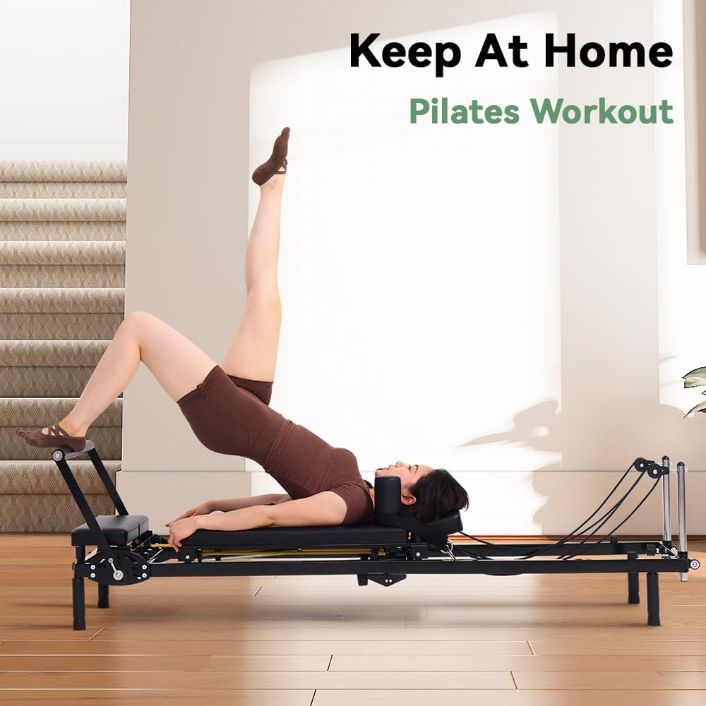 Foldable Pilates Reformer Mach - đánh giá và giá Pilates Reformer Spring