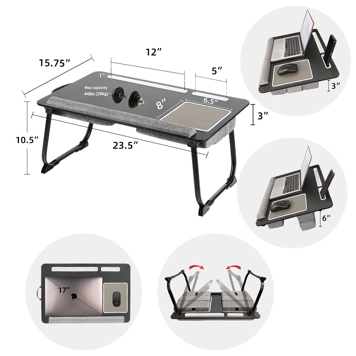 MUMUCC Portable Bed Table For  - đánh giá và giá Inversion Table Fold