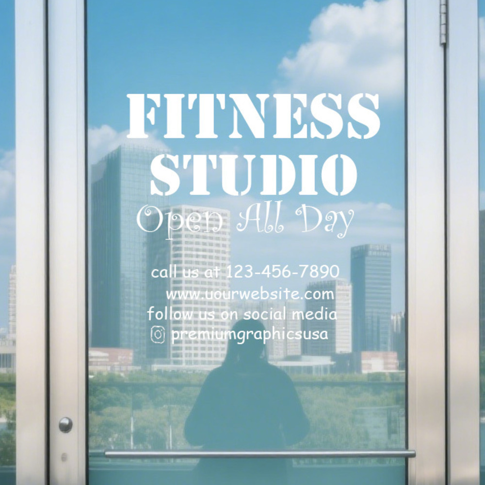 Customizable Studio Window Dec - đánh giá và giá Pilates Yoga Or Gym