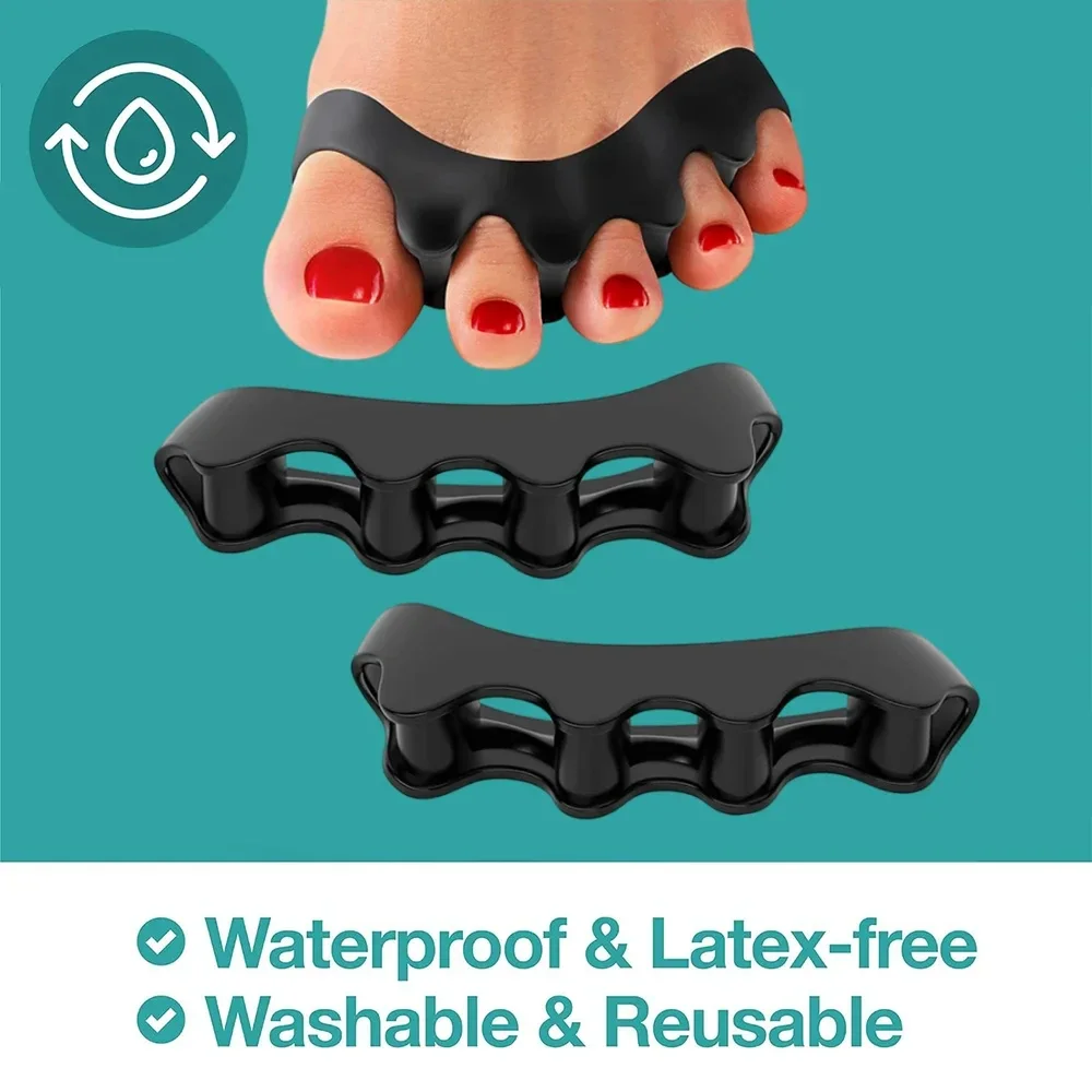 Reusable Silicone Toe Separato - đánh giá và giá Toe Separator Silicon