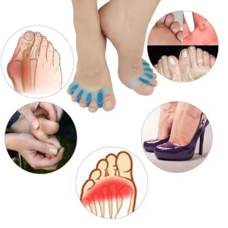 Reusable Silicone Toe Separato - đánh giá và giá Toe Separator Silicon