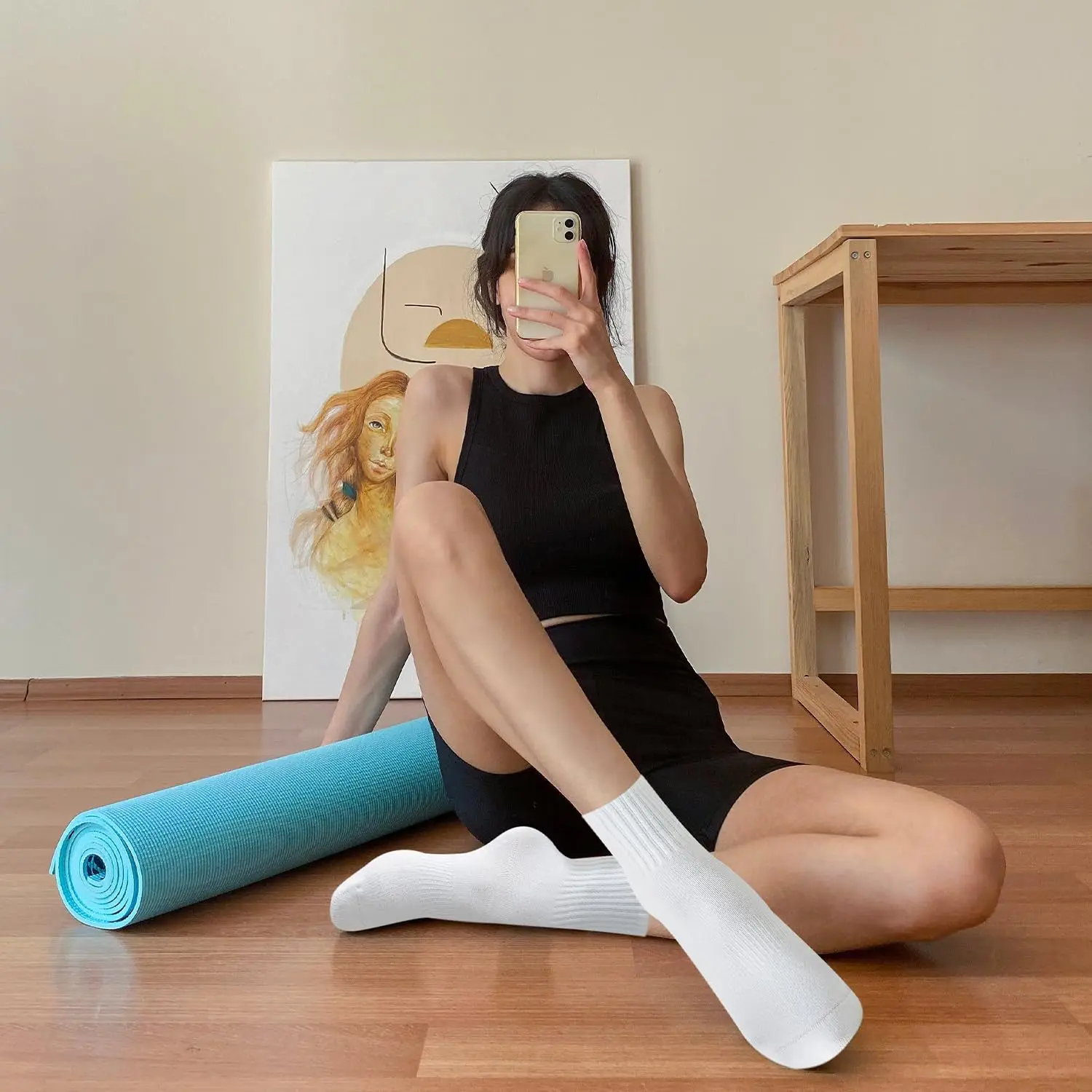 4 pairs of women's yoga socks, - đánh giá và giá Pilates & Yoga Vertebrasana
