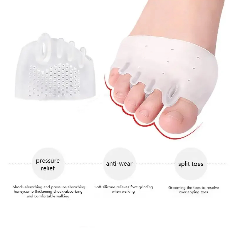 Five-hole Honeycomb Metatarsal - đánh giá và giá Toe Separator Silicon