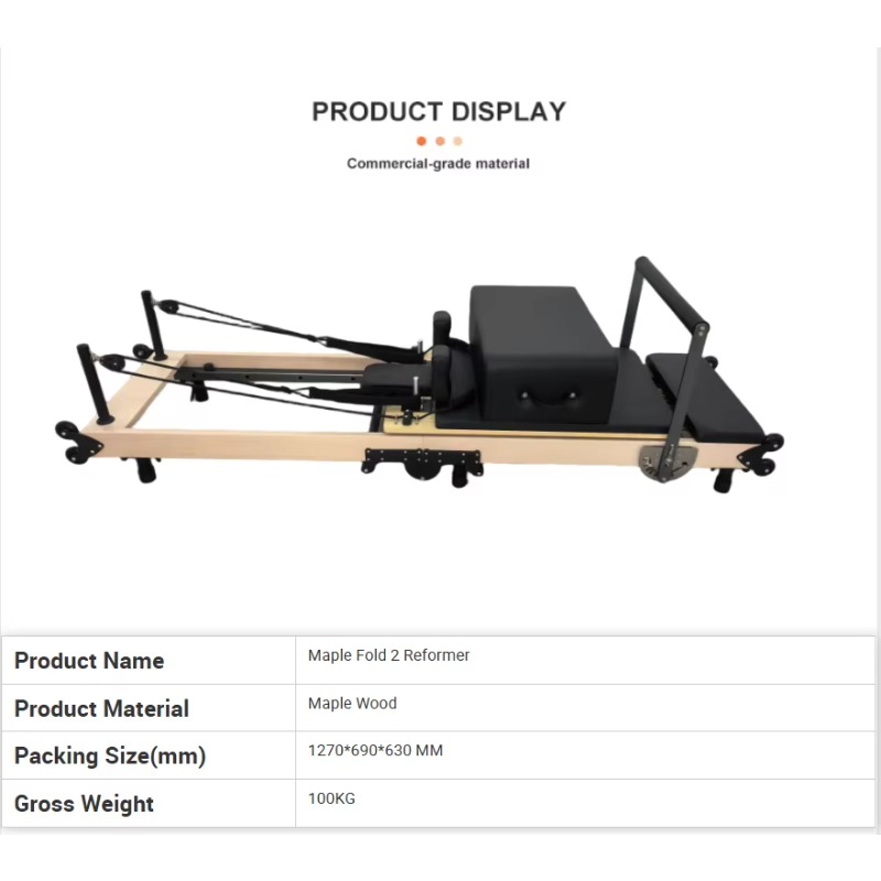 Multifunctional Foldable Maple - đánh giá và giá Pilates & Yoga Vertebrasana