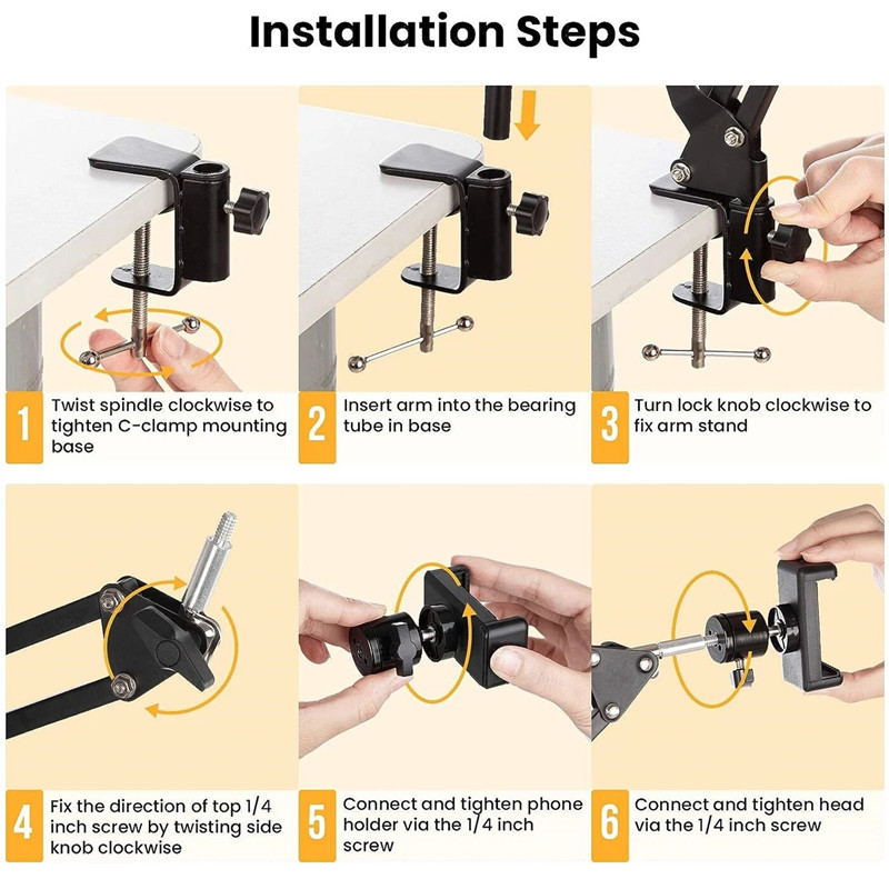 Flexible Arm Tripod For Phone  - đánh giá và giá Inversion Table Fold