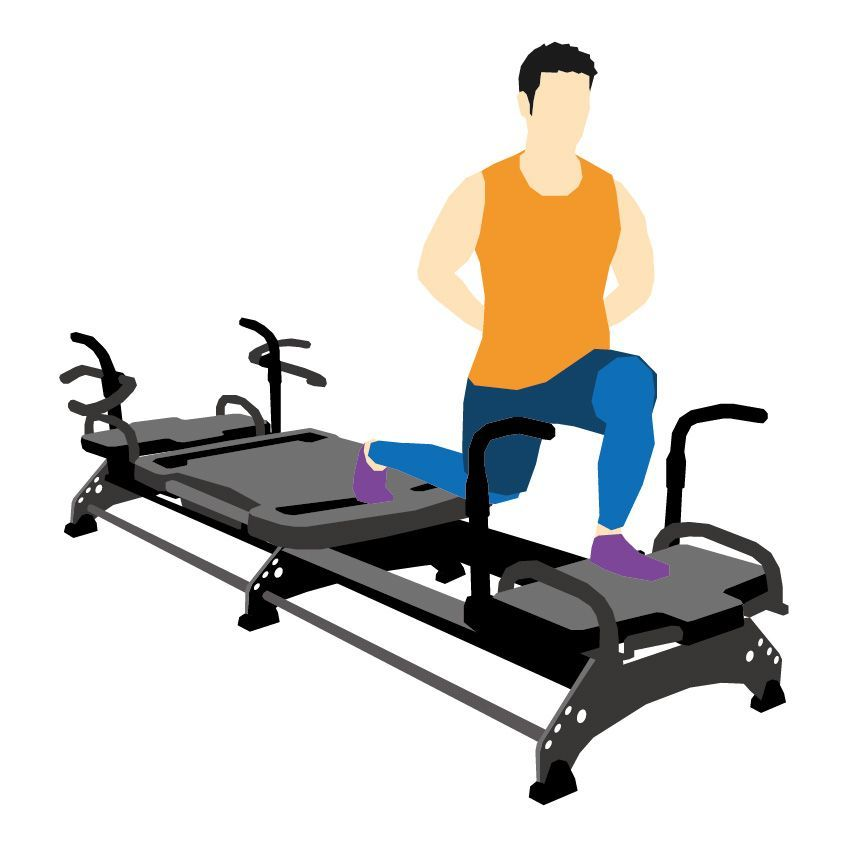 8PCS Pilates Megaformer Reform - đánh giá và giá Pilates Reformer Spring