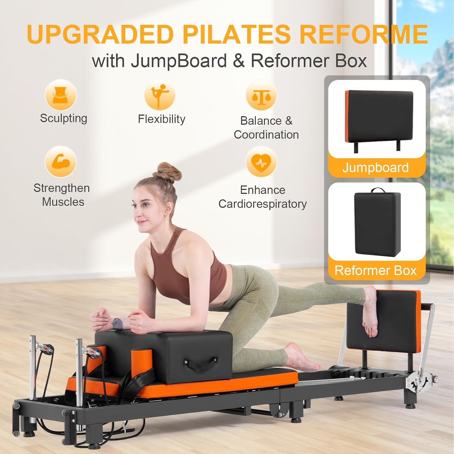 Pilates Reformer, Foldable Pil - đánh giá và giá Pilates Reformer Spring