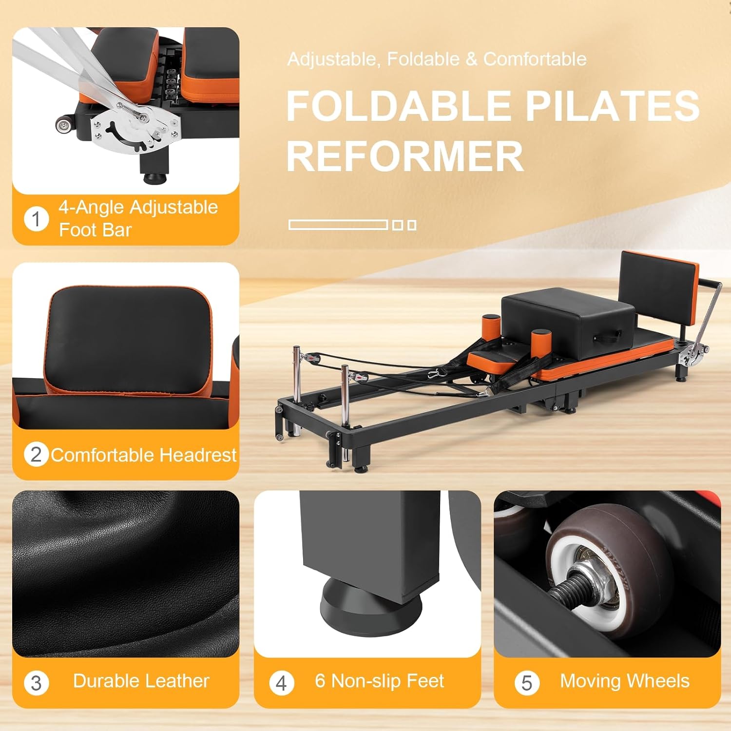 Pilates Reformer, Foldable Pil - đánh giá và giá Pilates Reformer Spring