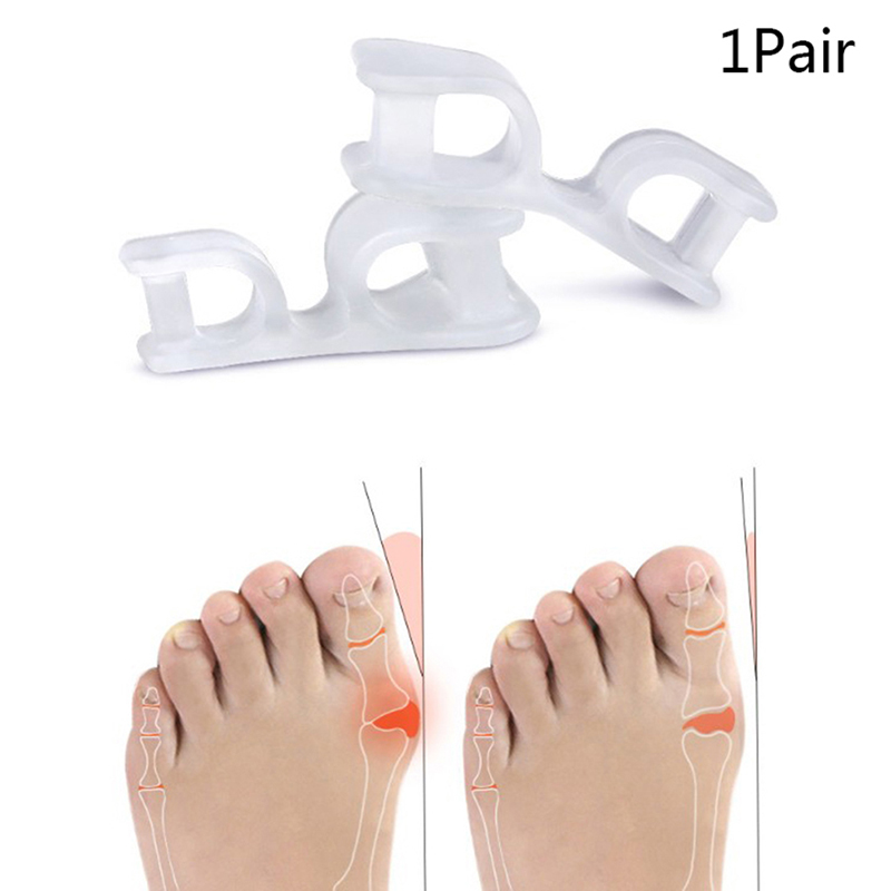 1 Pair Big Toe Two Hole Thumb  - đánh giá và giá Toe Separator Silicon