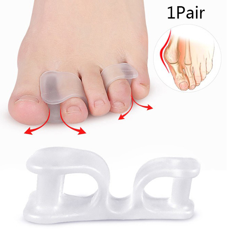 1 Pair Big Toe Two Hole Thumb  - đánh giá và giá Toe Separator Silicon