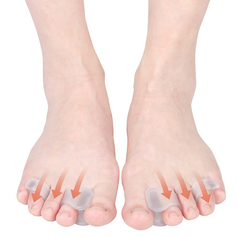 1 Pair Big Toe Two Hole Thumb  - đánh giá và giá Toe Separator Silicon