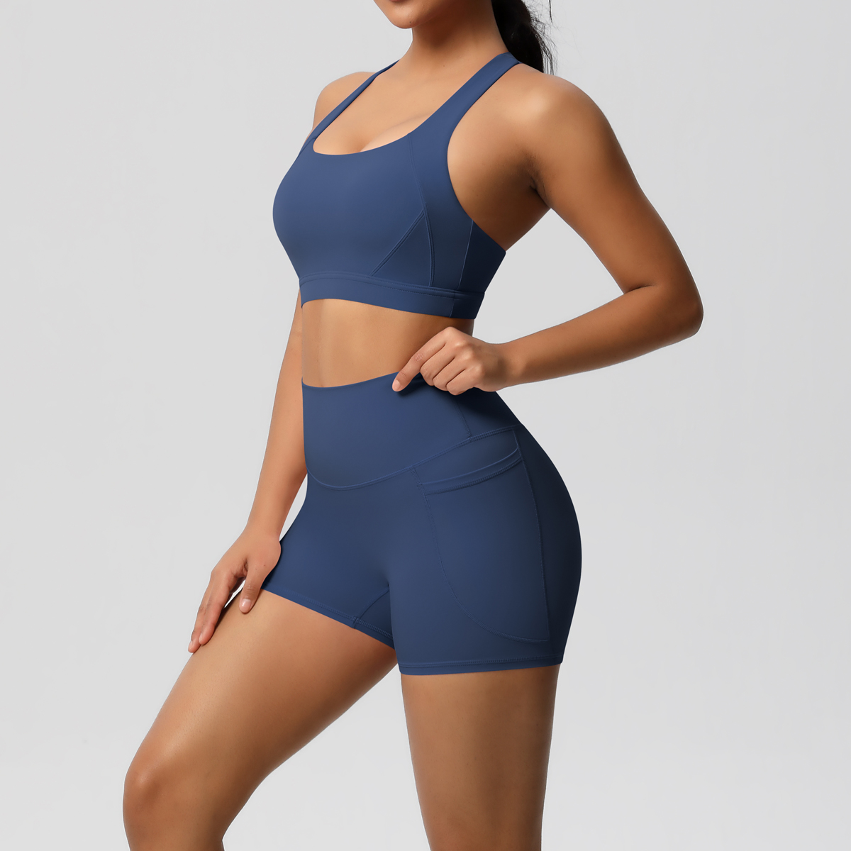 2PCS Sportswear With Pocketed  - đánh giá và giá Pilates Yoga Wear