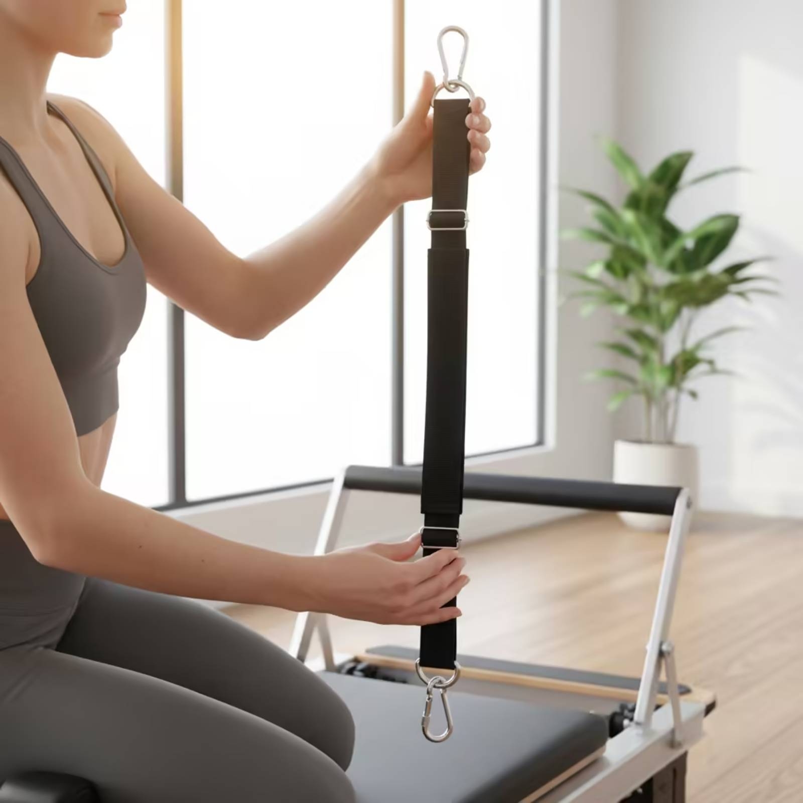 Adjustable Hook Strap Stitched - đánh giá và giá Pilates & Yoga Vertebrasana