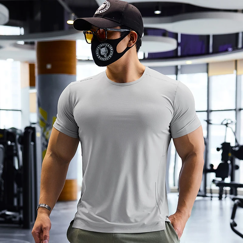 Men Sports T-shirt Dry Fit Sho - đánh giá và giá Pilates Yoga Wear