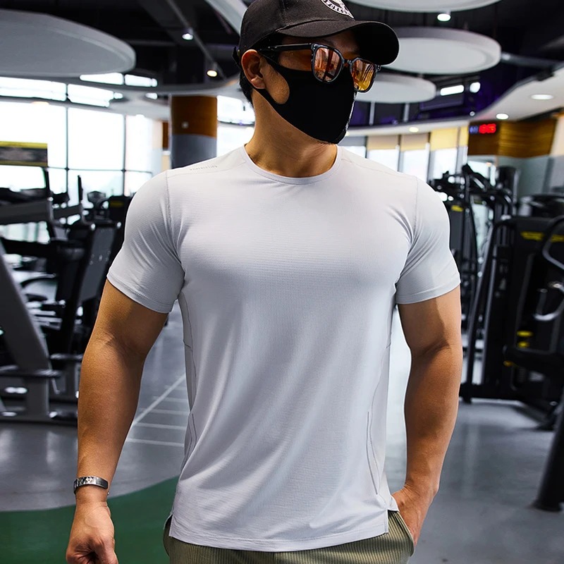 Men Sports T-shirt Dry Fit Sho - đánh giá và giá Pilates Yoga Wear