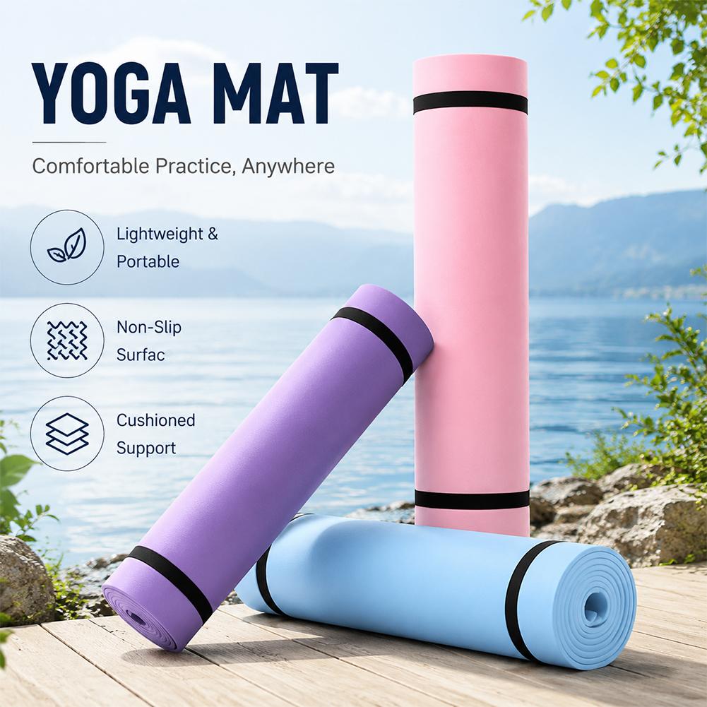 1/2Pcs Thick Yoga Mat Anti-ski - đánh giá và giá Pilates Yoga Shoes